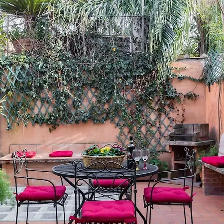Feriehus Cedro Terrace&jacuzzi - Loft In Trastevere Rom
